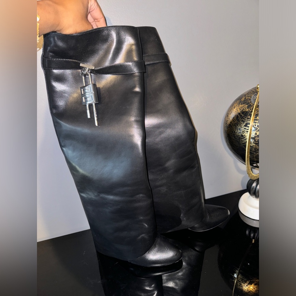 Genuine Leather Shark Boots